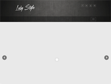 Tablet Screenshot of dj-lady-style.com